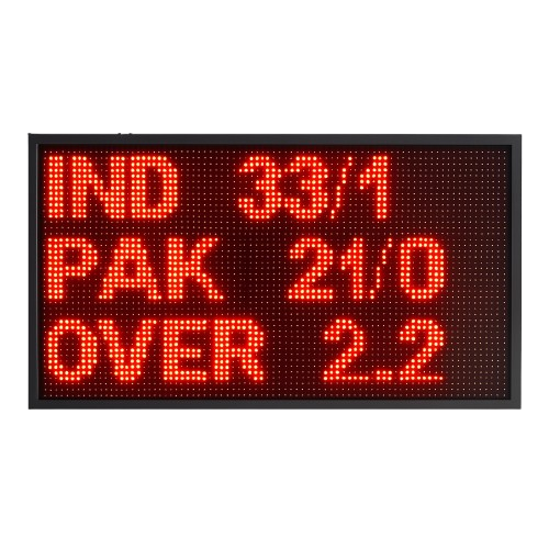 Cricket Scoreboard Red