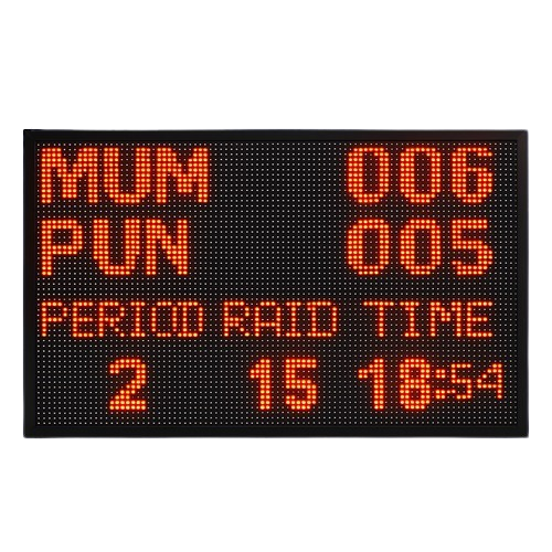 Kabaddi Scoreboard Red