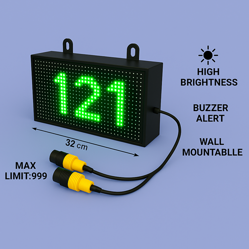 3-Digit P10 LED Digital Visitor Counter - Image 3