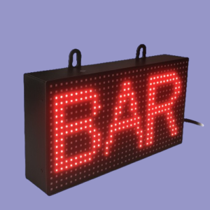 LED BAR Sign Display Board 32 x 16 x 5 cm