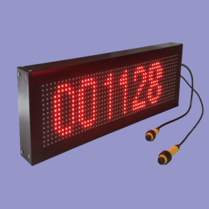 Bidirectional Visitor Counter with LED Display, 6-Digit