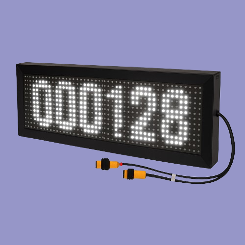 Bidirectional Visitor Counter with LED Display, 6-Digit - Image 3