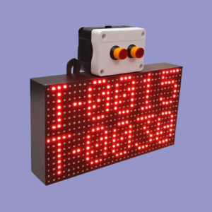 Digital Bidirectional Visitor Counter with P10 LED Display