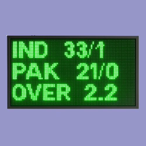 Digital Cricket Scoreboard LED Display, 3x1.5 ft - Image 8
