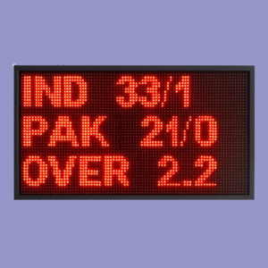Digital Cricket Scoreboard LED Display, 3x1.5 ft