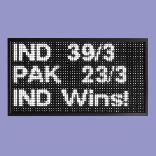Digital Cricket Scoreboard LED Display, 3x1.5 ft - Image 7