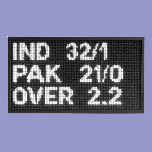 Digital Cricket Scoreboard LED Display, 3x1.5 ft - Image 2