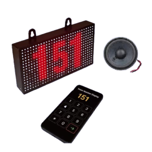 Token Display with Voice Announcement