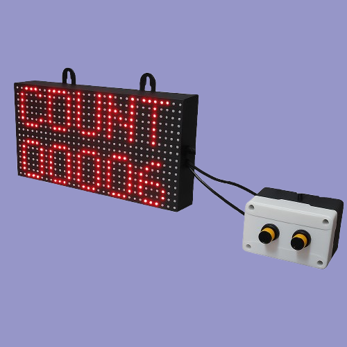 Digital Bidirectional Visitor Counter with P10 LED Display, 5-Digit Counter - Image 4