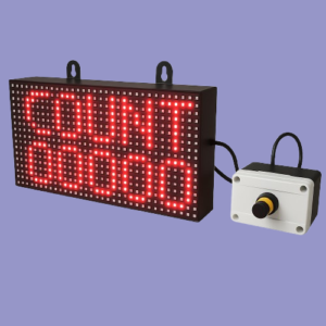 Digital Visitor Counter with P10 LED Display