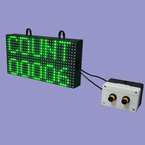 Digital Bidirectional Visitor Counter with P10 LED Display, 5-Digit Counter - Image 2