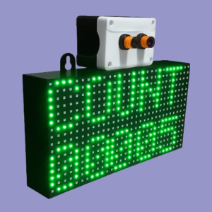 Digital Bidirectional Visitor Counter with P10 LED Display, 5-Digit Counter